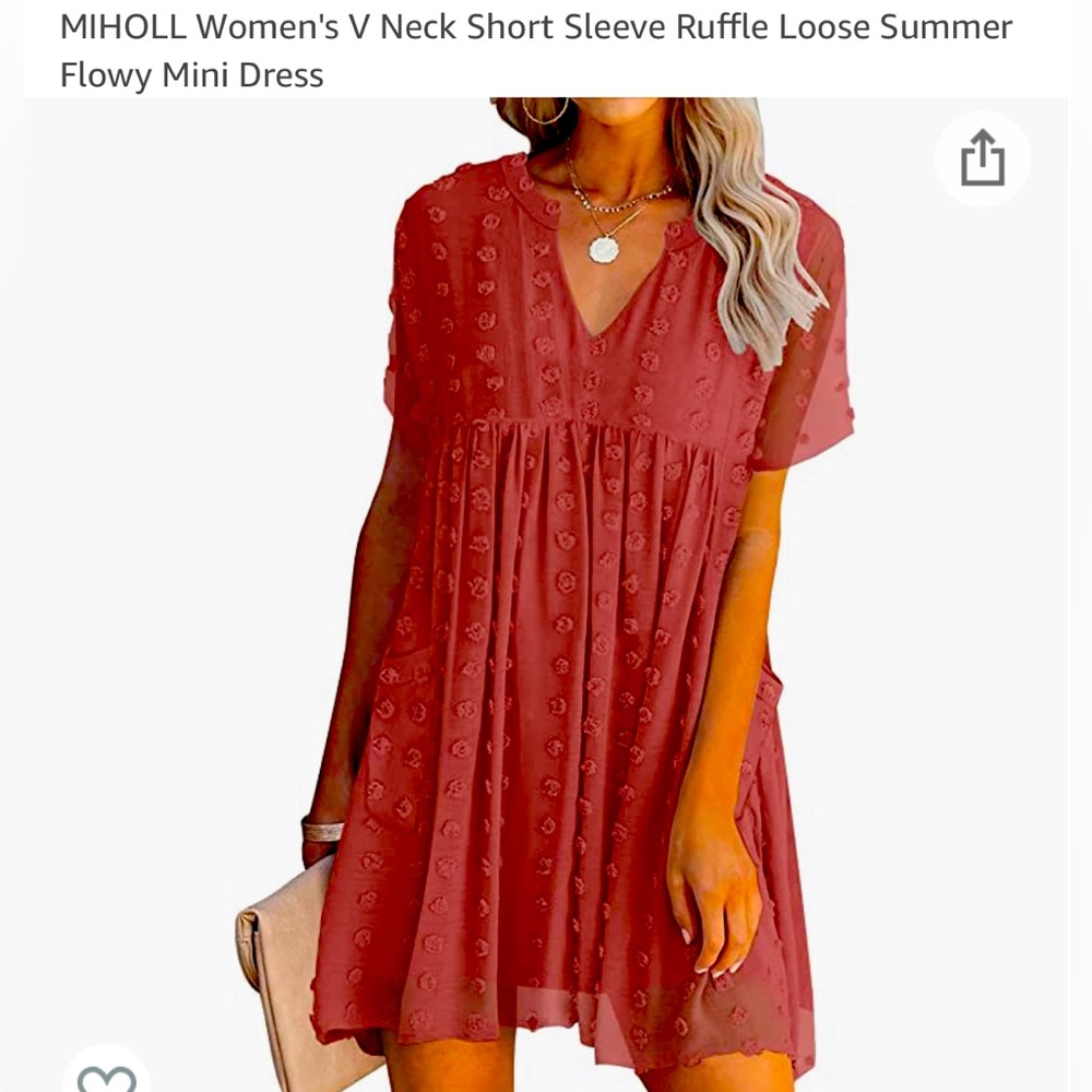 2XL, NWT, summer dress, rose color.